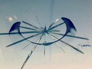 Glass crack
